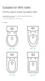 Baby and Child Toilet Seat Ring Female Baby and Little Boy Cushion Bedpan Cover Children's Toilet Household Auxiliary Toilet