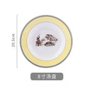 Nordic retro European tableware porcelain plates cups saucers pots high-end luxury sets creative home gifts