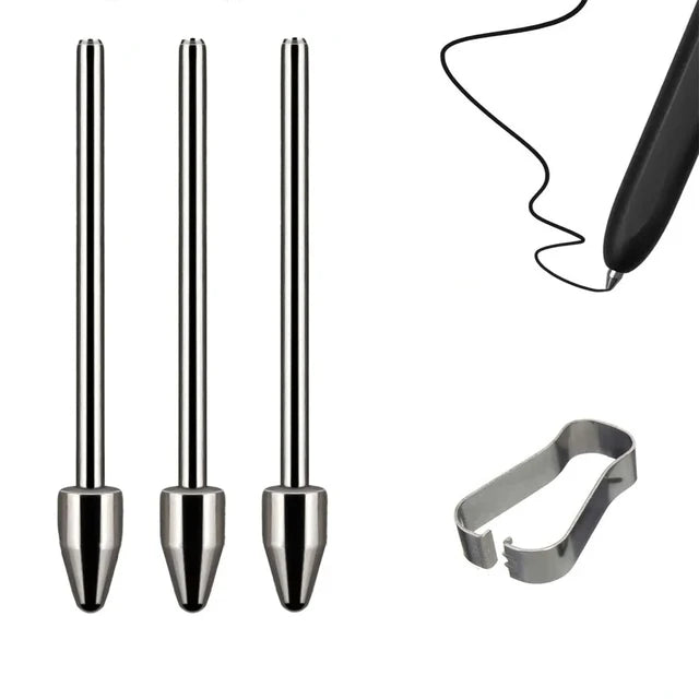 Nib lápis substituível para Samsung Galaxy Tab, S7, S8, S9 +, S23, Nota 20, Titanium Alloy Touch Stylus S Pen Tip, resistente ao desgaste