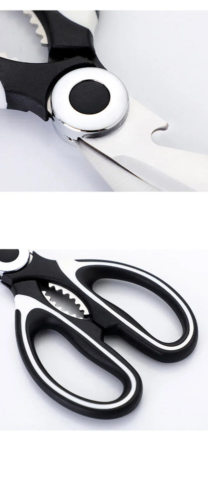 Heavy Duty Kitchen Scissors Multifunctional Dishwasher Safe Meat Poultry and General Purpose Scissors Stainless Steel Utility