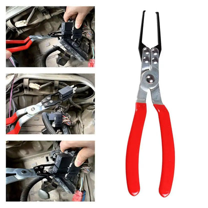 Abrazadera de desmontaje de relé automotriz universal, extractor de fusibles, alicates de extracción de coche, herramienta manual de clip, herramienta de reparación de automóviles adecuada, herramienta de extracción