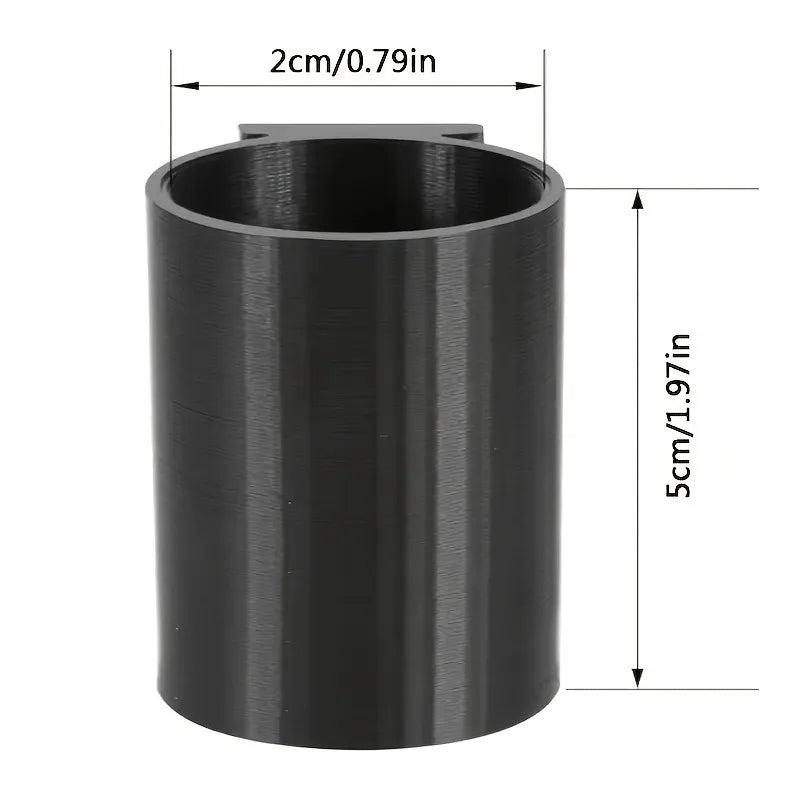 1PC Car Lipstick Holder Fit,Space-Saving Vent Side Organizer for Lipsticks,Sleek Black Design,Sturdy ConstructioTravel Essential