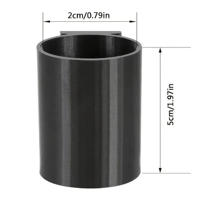 1PC Car Lipstick Holder Fit,Space-Saving Vent Side Organizer for Lipsticks,Sleek Black Design,Sturdy ConstructioTravel Essential