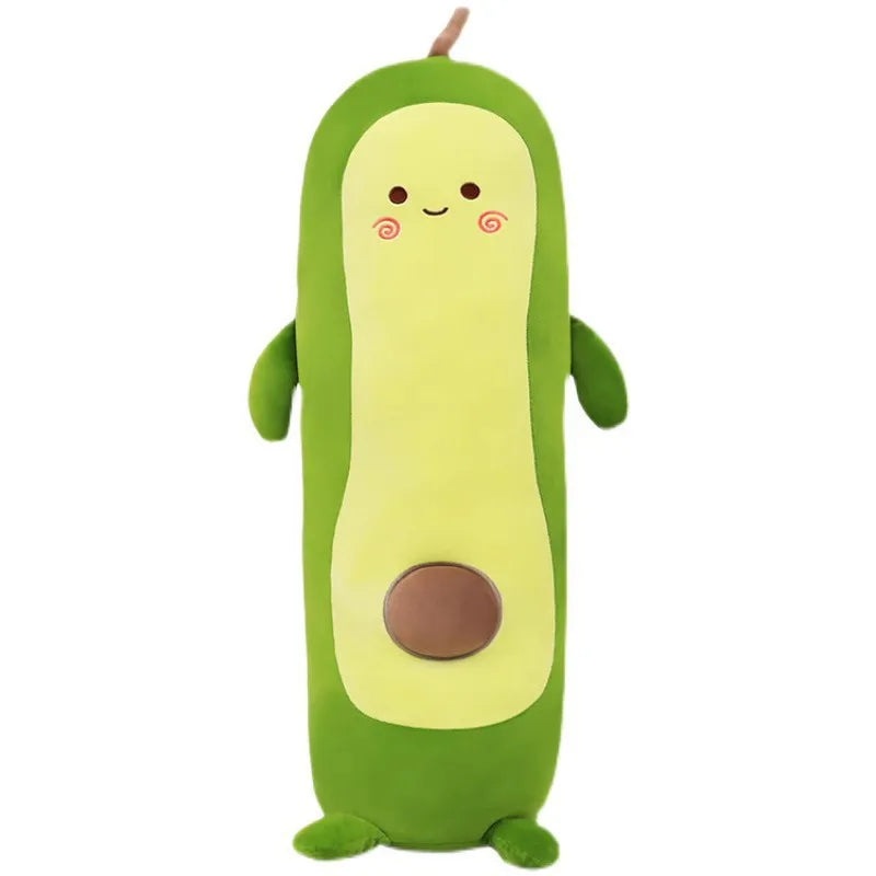 45-55CM Big Lovely Fruit Avocado Plush Pillow Children's Sleeping Pillow Large Doll Stuffed Sofa Holiday Gift Kawaii Creative