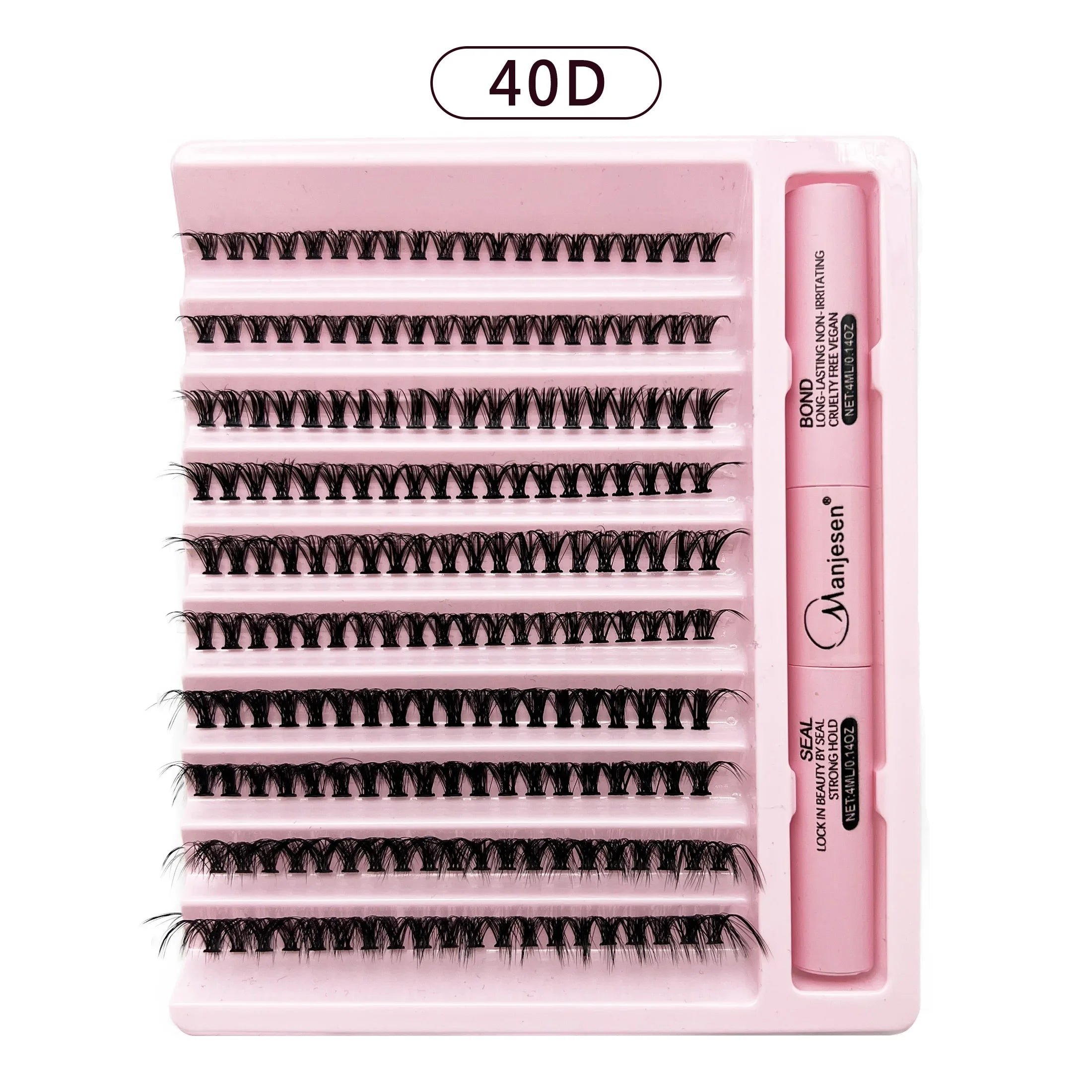 Pestañas postizas en racimos, 200 unidades, herramientas de maquillaje para unir y sellar pestañas, kit de extensión de pestañas DIY para pegar pestañas, accesorios de pegamento. 