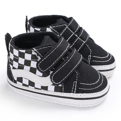 Newborn Baby Canvas Shoes Anti-slip Soft Baby Boy Girl Sneakers Casual Multi-Color Toddler First Walkers Crib Shoes