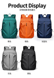 Unisex Foldable Expandable Nylon Backpack Lightweight Casual Large Capacity Multifunctional Outdoor Sports Travel Bag