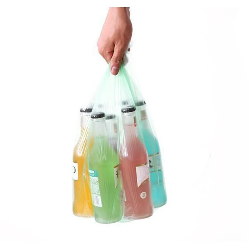 5 Rolls 1 pack 70Pcs Household Disposable Trash Pouch Kitchen Storage Garbage Bags Cleaning Waste Bag Plastic Bag Plastic Bag
