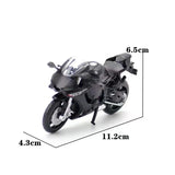 CCA Yamaha YZF-R1 alloy simulation motorcycle model, rear wheel with shock absorber, desk ornament, children's toy holiday gift