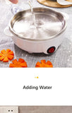 Automatic Electric Egg Steamer Multifunctional Electric Egg Boiler Double-Layer Egg Cooker Mini Kitchen Breakfast Machine