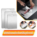 Stainless Steel Thickened Cutting Board Antibacterial Mildew-proof Kneading Dough Board Kitchen Fruit vegetable Cutting Board