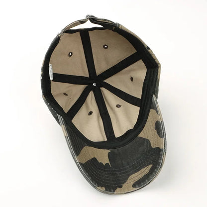 Japanese Style Street Tide Brand Soft Top Camouflage Baseball Cap Female Face Little Wild Peaked Chapéu Da Nike Cap