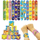 3/6/12pcs Pokemon Bracelets Pikachu Figures Anime Wristband Child Slap Band Puzzle Toys Boys Girls Birthday Party kids toy Gifts