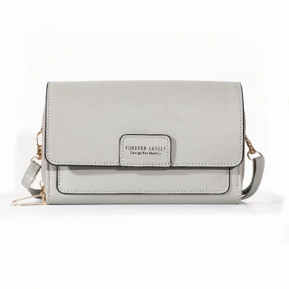 Nuevos bolsos de piel sintética para mujer, multifuncionales, de gran capacidad, tipo bandolera, a la moda, para teléfono