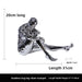 Clasp leg trumpet