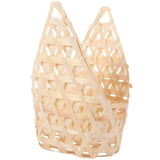 3pcs Portable Bamboo Woven Gift Packaging Basket Retro Creative Storage Box Handmade Natural Fruit Basket Egg