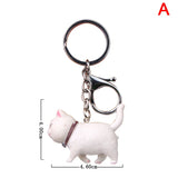Cartoon Kittens Keychain Cure Animal Key Chain Creative Cat Pendant for Women Car Keyring Purse Bag Accessories Gifts