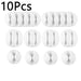 A-10pcs mixed white