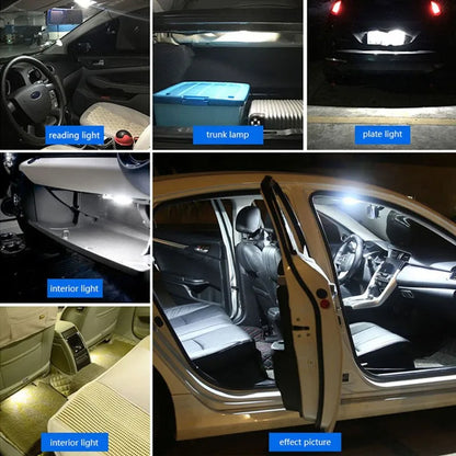 Super Bright LED Canbus Car Interior Reading Dome Lights, Auto Lâmpada de estacionamento, sem erro, T10, W5W, 6SMD, 3030, 2 pcs, 6 pcs, 10pcs