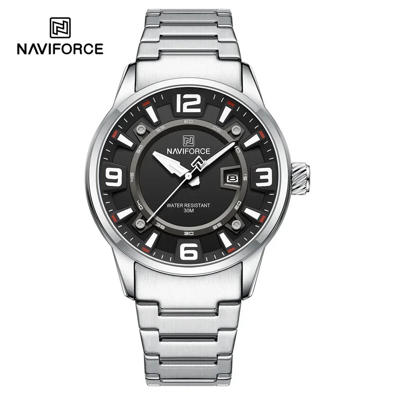 NAVIFORCE Brand Fashion Men's Watch Waterproof Luxury Luminous Male Calendar Quartz Wristwatch Relogio Masculino 2024 New Arrival