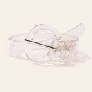 Transparent Belt Women's Fashion Invisible Korean Style Summer New Denim Jeans Accessory for Students And Girls