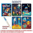 Magical Book Water Drawing Montessori Toys Reusable Coloring Book Magic Water Drawing Book Sensory Early Education for Children