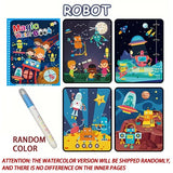 Magical Book Water Drawing Montessori Toys Reusable Coloring Book Magic Water Drawing Book Sensory Early Education for Children
