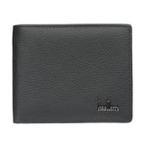 Baellerry Men Genuine Cow Leather Wallet Card Holder Male Purse Short with Coin Pocket Leather Wallets for Men
