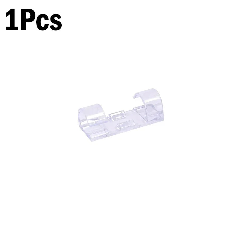 1/100Pcs Cable Clips Self-Adhesive Cable Organizer Cord Management System Cord Holder for Wire Management Desk Car Office Home