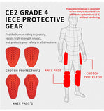 SFK New Black Motorcycle Pants Riding Men Equipment Summer Breathable Trousers With CE Protection Armor Wearing Gears Accessories