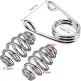Motorcycle Universal Brown PU Solo Driver Seat Springs Bracket Mount Kit For Harley Honda Yamaha Suzuki Indian Triumph BMW ATV