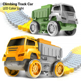 LED Light-Up Cars for Glow Race Track, Electronic Car Toy, Kid Railway Luminous Machine, Track Car for Boys, Birthday Gift