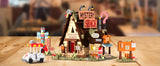 1125PCS/set CLassic TV Shows Gravityed Fall House Building Block Toy for Kids Fan Gifts Farm Architecture Model Bricks City View