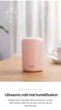 300ml Aromatherapy Diffuser Humidifier Air Purifier Car Home Use Seven-color Light Aromatherapy Essential Oil