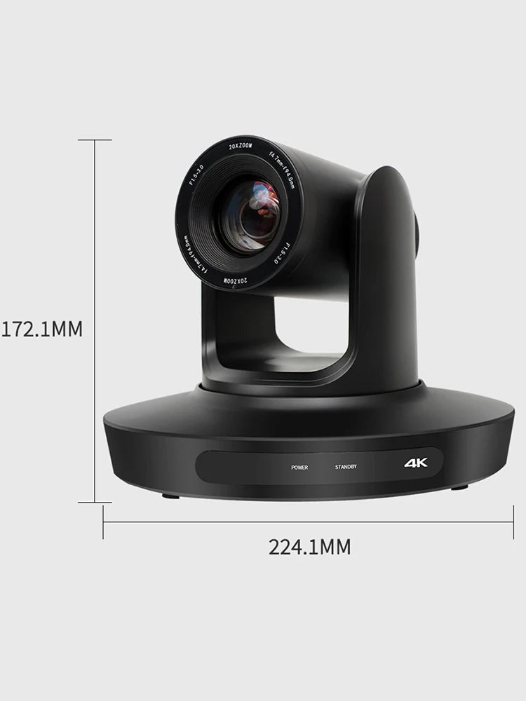 Ai-Auto Tracking 4K Conference Camera PTZ Video 10x 20x Zoom HDMI USB IP Live Streaming Camera For Business Events Youtube Obs