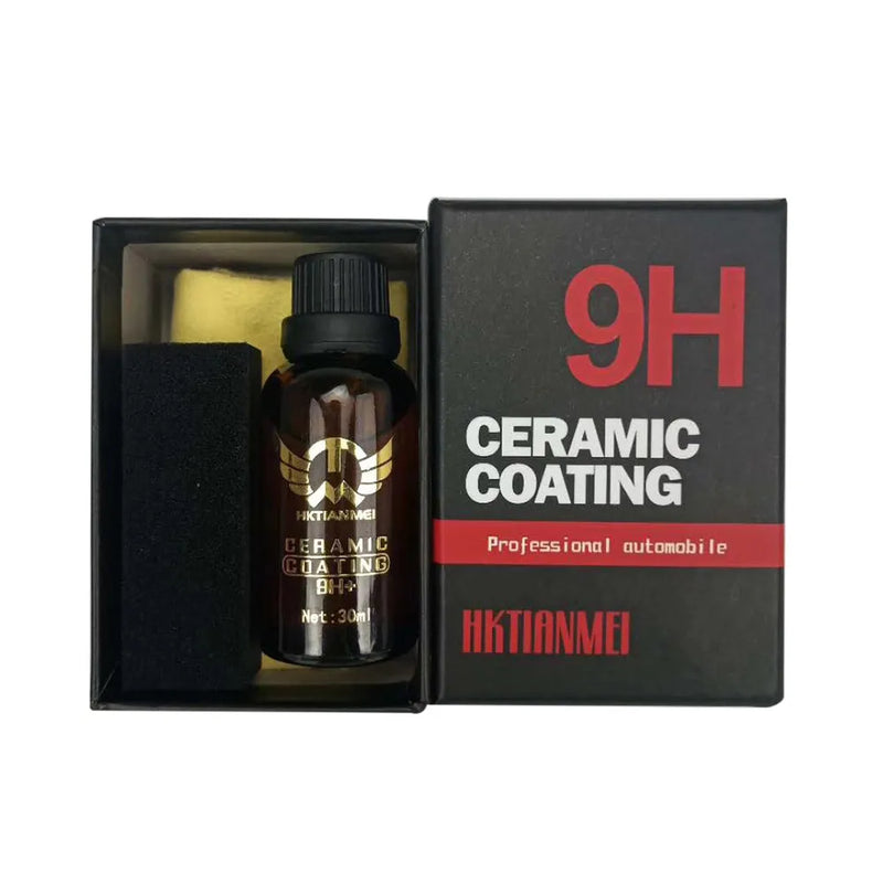 1 unidad de 30 ml de productos de limpieza para automóviles, 9 h de duración, revestimiento de vidrio superhidrofóbico, capa cerámica líquida para automóviles, pintura para automóviles, suministros automotrices.
