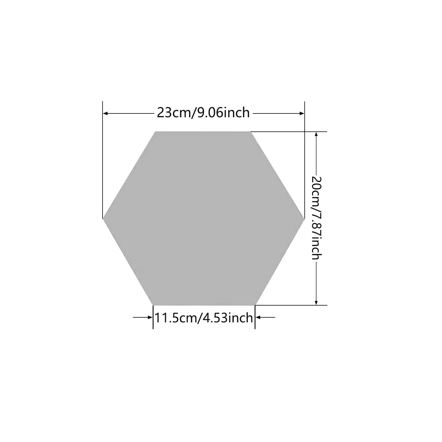 5-20pcs Hexagon Mirror Wall Tiles, Self-Adhesive Peel & Stick Decor for Living Room TV Background, Bedroom, Bathroom
