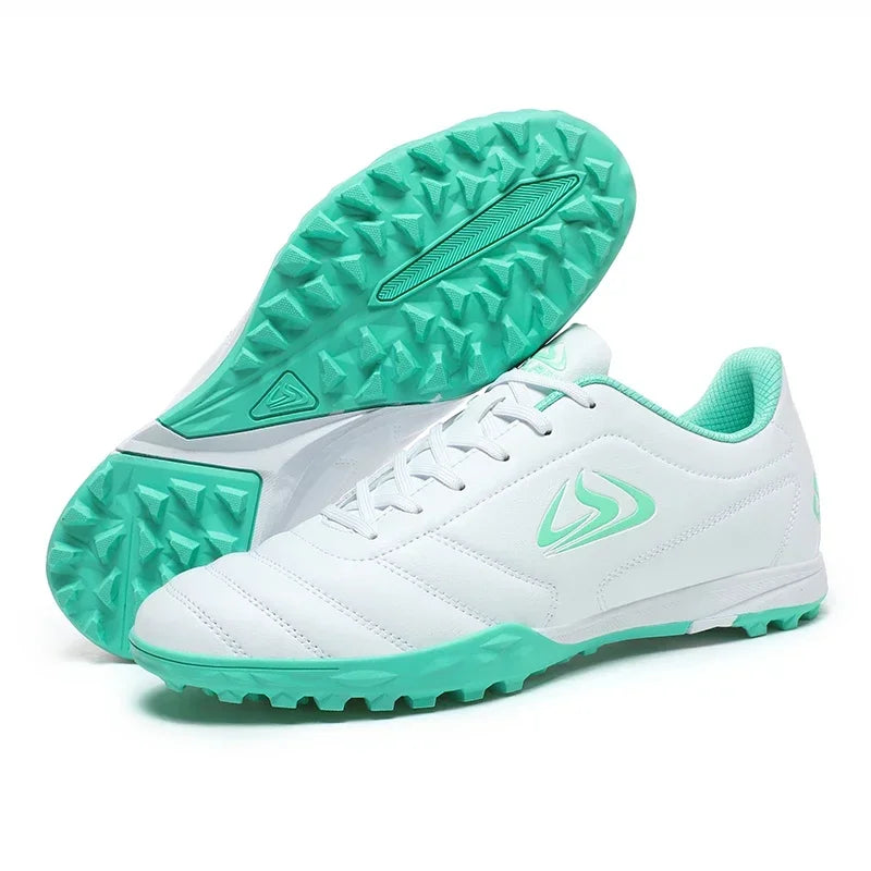Botas de fútbol profesionales para hombre, zapatillas de fútbol para adultos, botas de fútbol sala ultraligeras, antideslizantes y resistentes al desgaste.