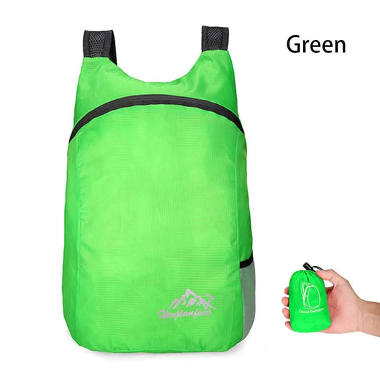 Outdoor Ultralight Nano Waterproof Lightweight Packable Backpack Folding Handy Bag Men Women Daypacks Travel Daypack