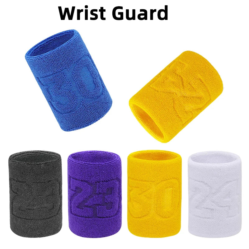 Muñequera elástica de algodón con número 30 para baloncesto, ideal para hombres y niños, gimnasio, fitness, tenis, correr y absorber el sudor.