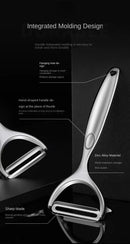 Vegetable Peeler Potato Carrot Peelers Stainless Steel Peeler with Ergonomic Non-Slip Handle & Sharp Blade Kitchen Tools