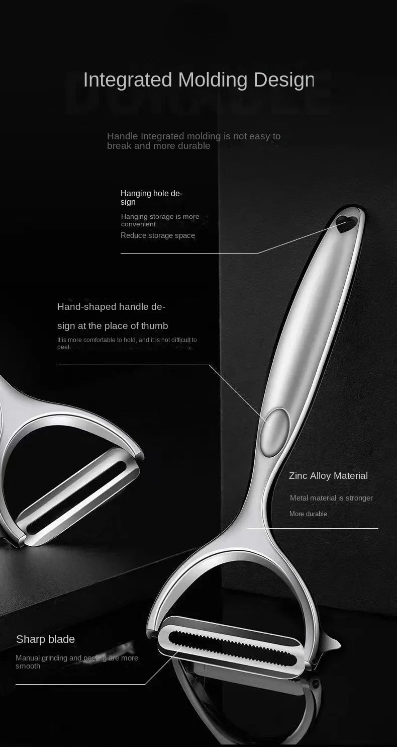 Vegetable Peeler Potato Carrot Peelers Stainless Steel Peeler with Ergonomic Non-Slip Handle & Sharp Blade Kitchen Tools