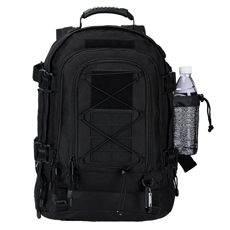 65L Outdoor Tactical Backpack Men's Outdoor Hiking Bag Large Capacity Military Army Bags Travelling Camping Rucksack