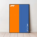 Modern Famous Racing Cars Series Gradient Posters Canvas Printing Minimalist Wall Art Picture for Living Room Home Decor Gifts