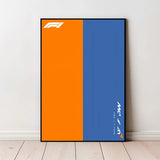 Modern Famous Racing Cars Series Gradient Posters Canvas Printing Minimalist Wall Art Picture for Living Room Home Decor Gifts
