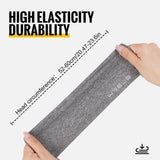 WRELS 1/2/3Pcs Sweatband Sports Headband for Men Women Moisture Wicking Workout Headband Sweat Band Non Slip Elastic Hairband