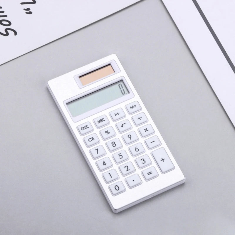 12Digits Calculator Student Calculator Thin and Small Solar Calculators T5EE