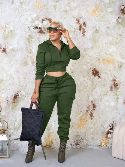 Wmstar roupas de duas peças para mulheres esporte terno combinando agasalho casual topo e calças define roupas outono atacado dropshipping
