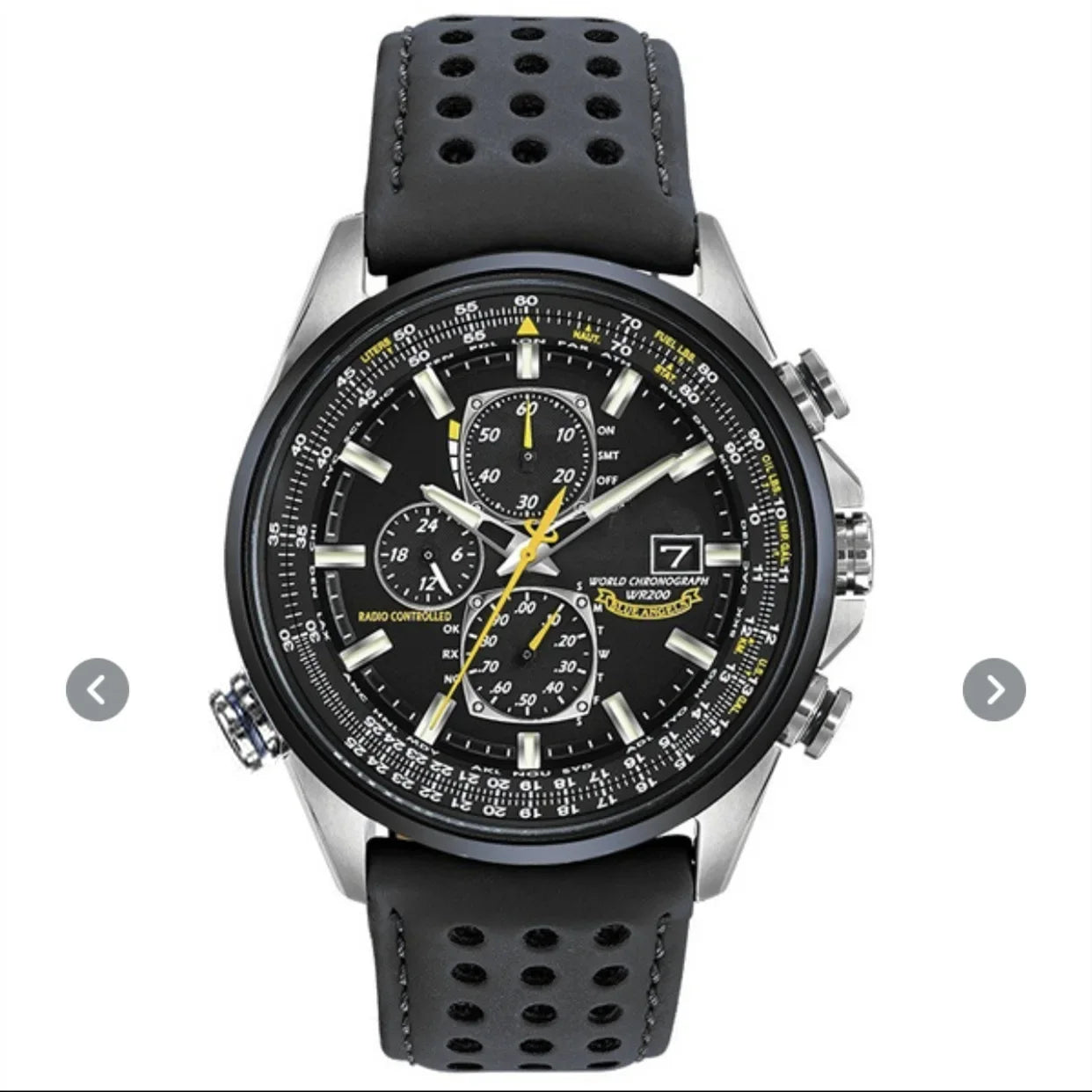 CITIZEN Brand Blue Angels Pilot Men's Watch Luxury Leisure Multifunction Watches for Men Calendar Quartz Wristwatch