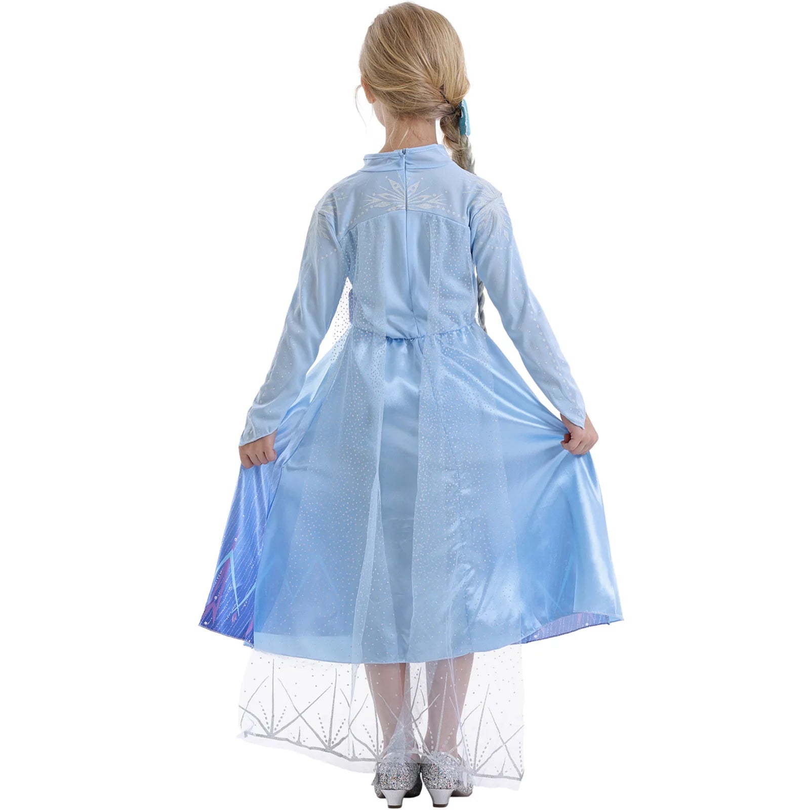 Snow Queen Elsa Dresses for Girls Costumes Kids Cosplay Halloween Princess Children Gowns Clothing Party Dresses Outfits 2-10Yrs